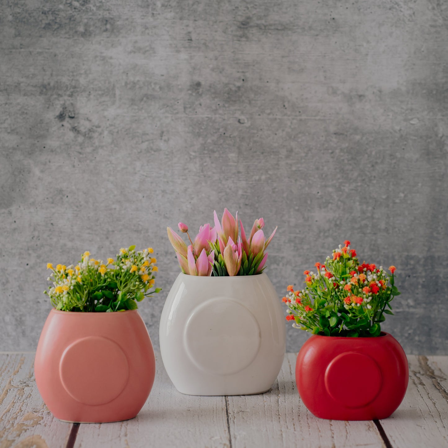 Minimalist Table Planters - Set of 3