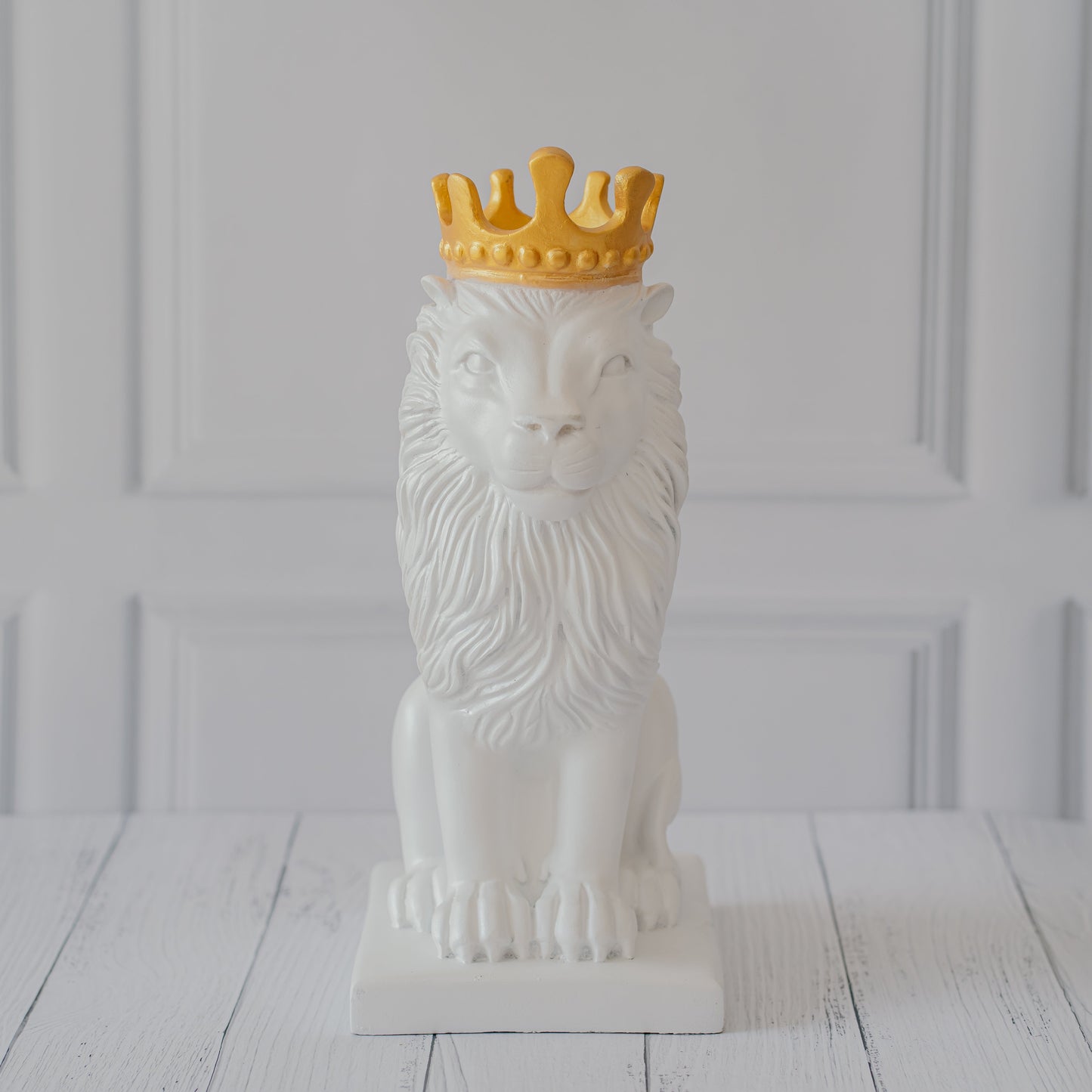 Crowned Lion The King" (Black)"