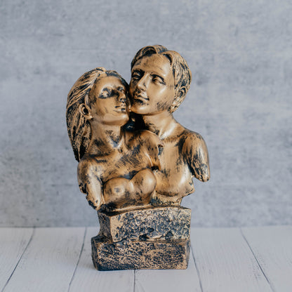 Modern Love Couple Abstract Art Figurine