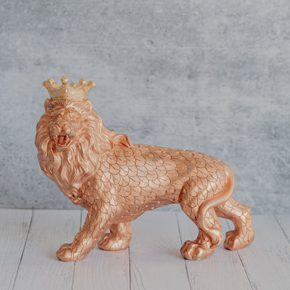 The Almighty Lion with Crown (Black)