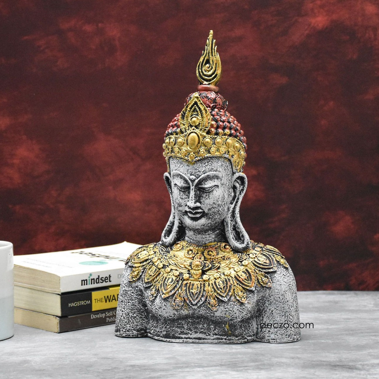 Antique Rustic Buddha in Thinking Position