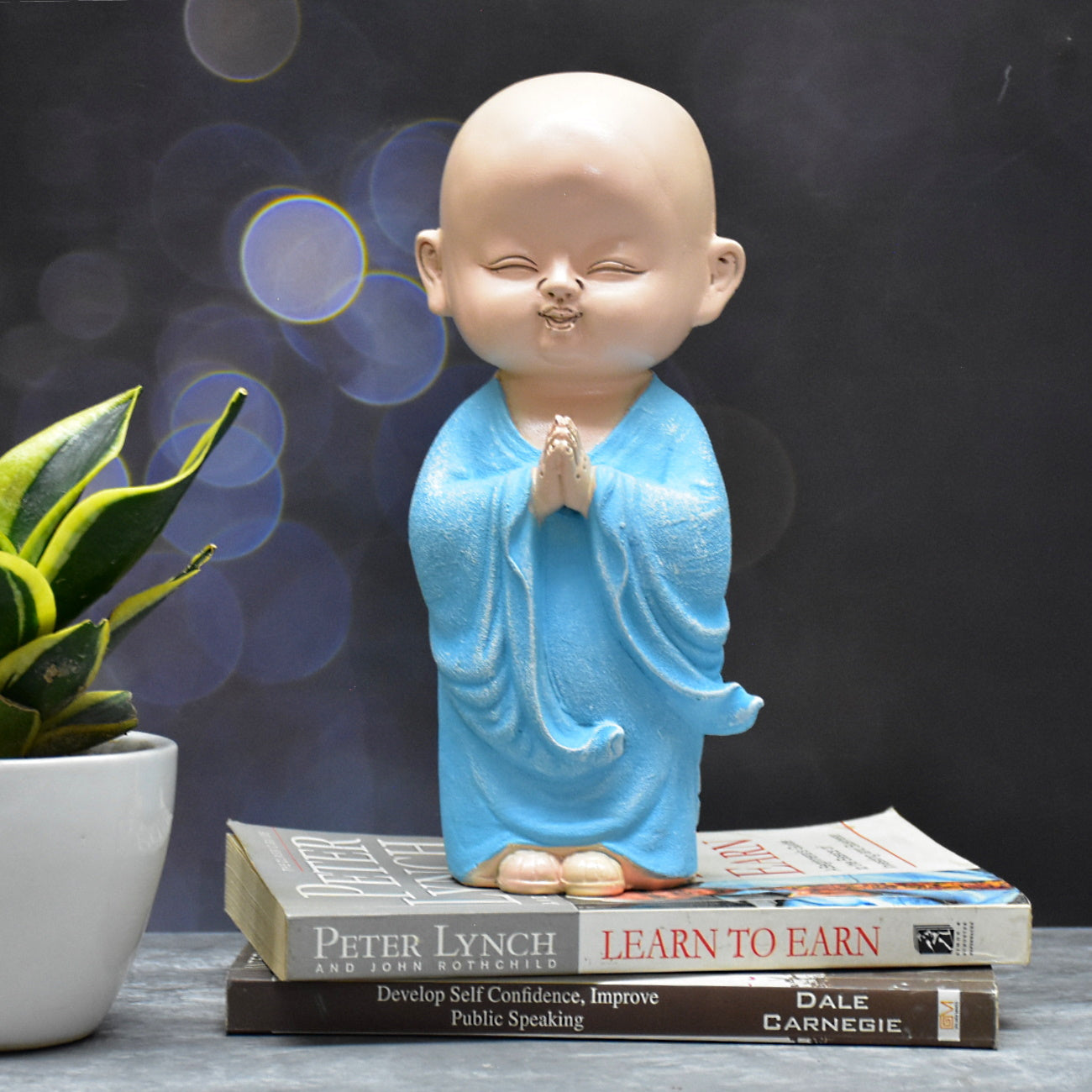 Namaste Buddha Monk : Blue