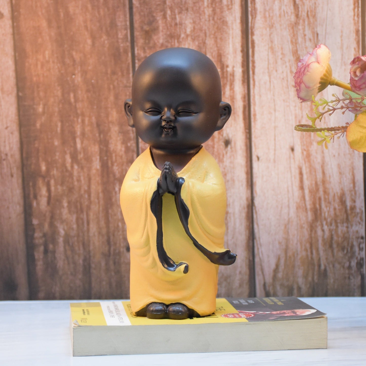 Namaste Buddha Monk : Yellow