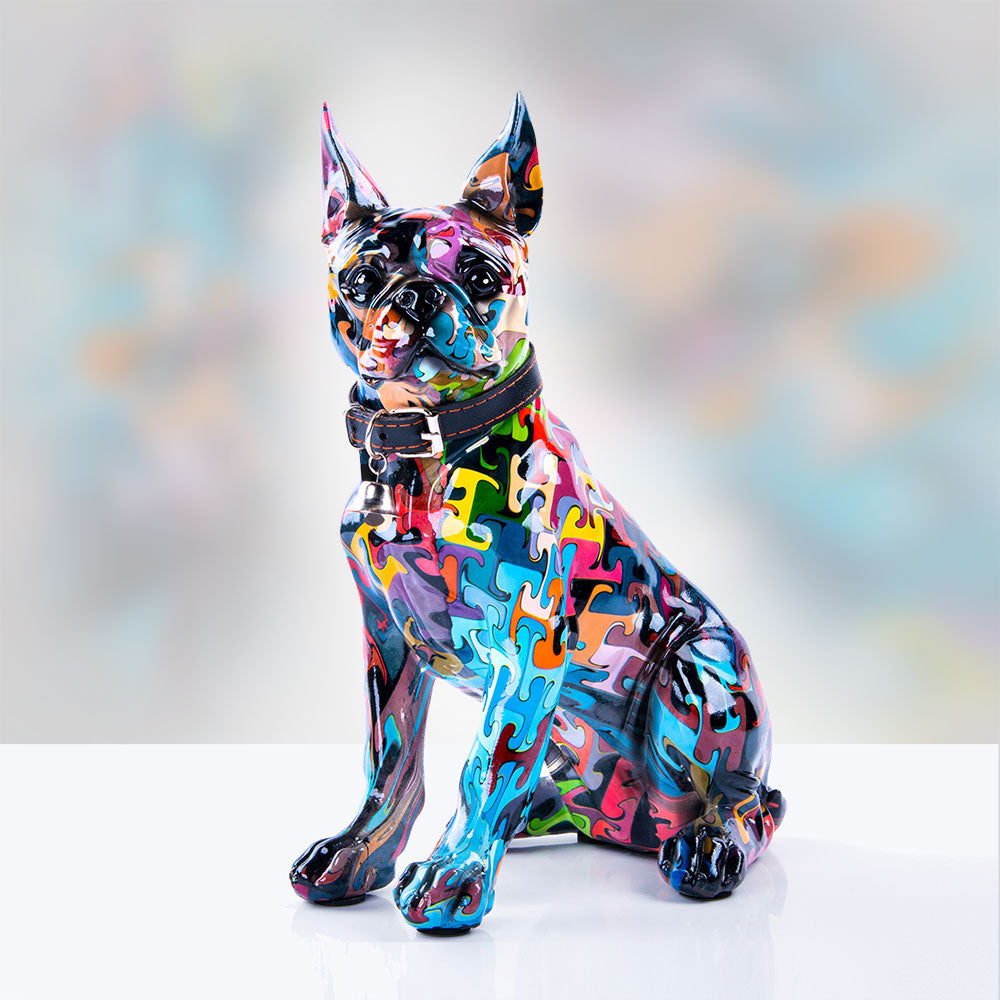 PUZZLED DOG DECOR