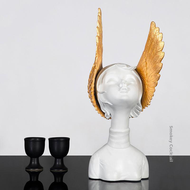 WINGED HAT HANDMADE SCULPTURE