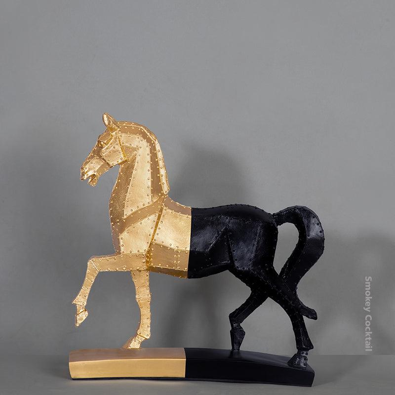 VINTAGE HORSE HANDMADE SCULPTURE