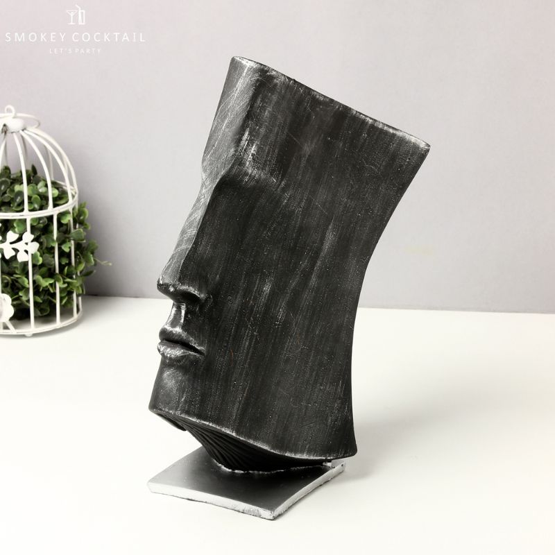 Book-Face Abstract Sculpture