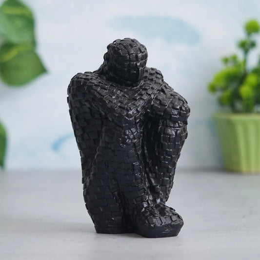 Thinking Men in Sitting Position Figurine