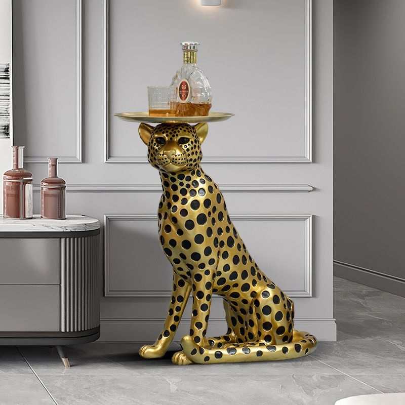 FORTUNE LEOPARD SIDE TABLE