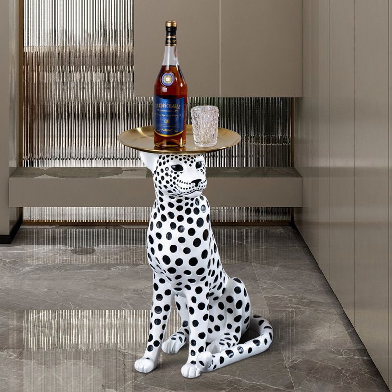 FORTUNE LEOPARD SIDE TABLE