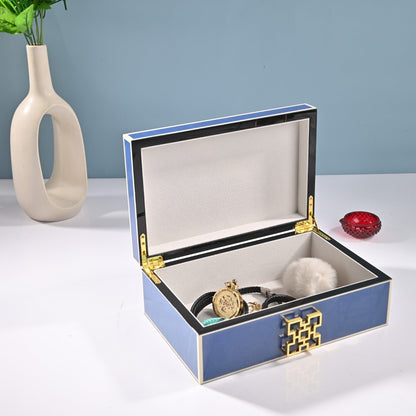 LUXURY BLUE STORAGE BOX