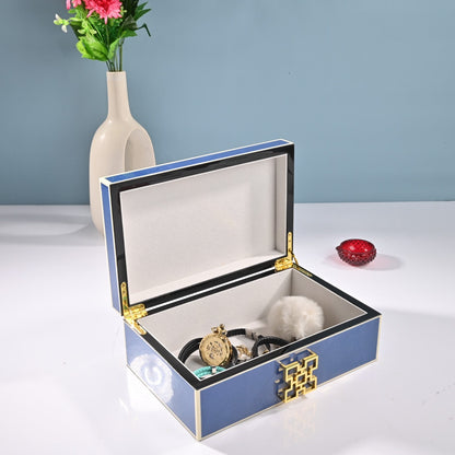 LUXURY BLUE STORAGE BOX