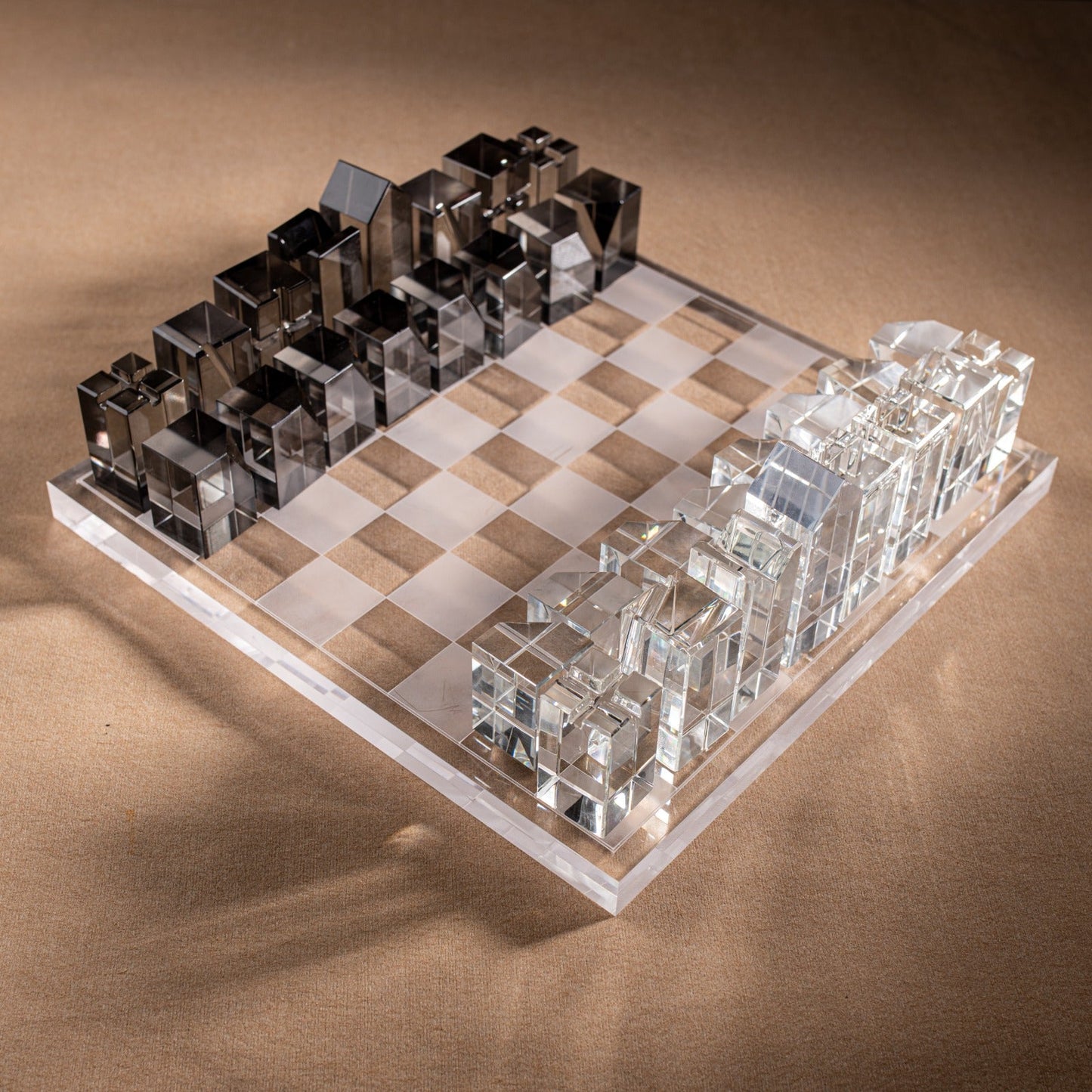 CRYSTAL CHESS BOARD