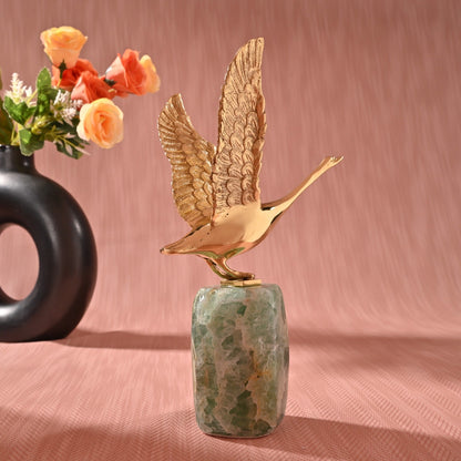 BIRD DECOR ON NATURAL STONE