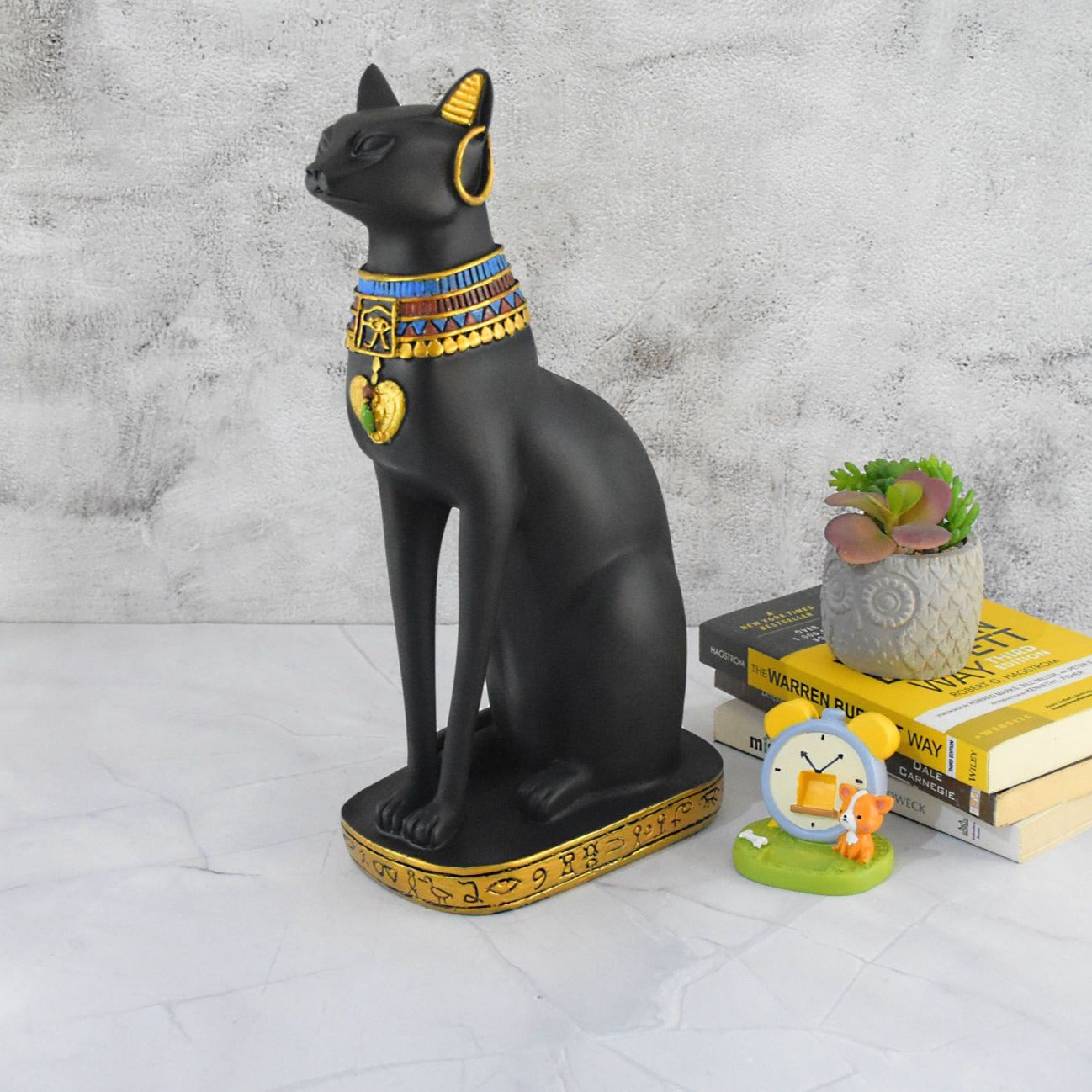 Egyptian Mau Figurine for Peace and Strength