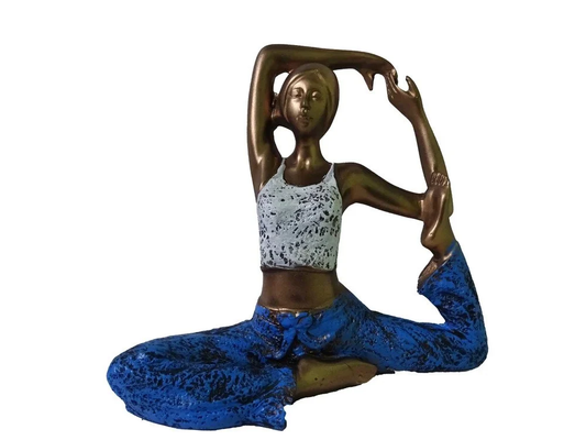 Yoga Lady Polyresin Showpiece 3rd position